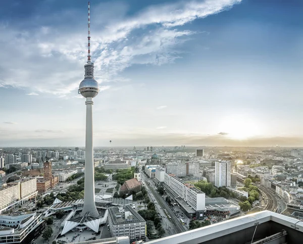 Панорамный Вид Центр Берлина — стоковое фото