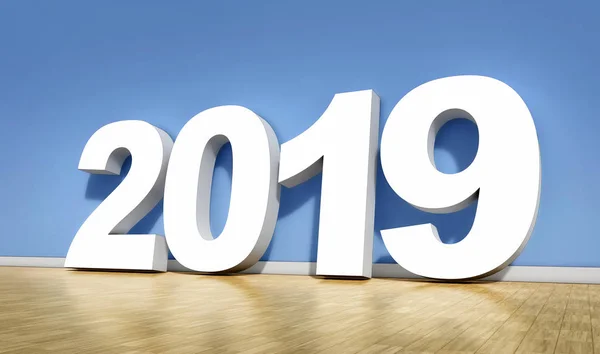 Rendering 2019 Symbol — Stock Photo, Image