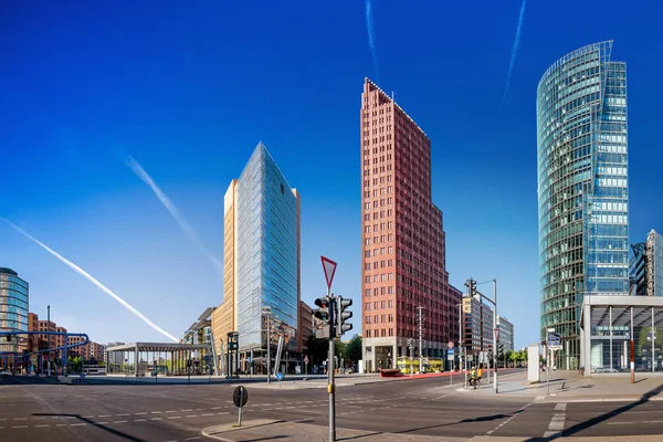 Vista Panorámica Platz Potsdamer Berlin — Foto de Stock