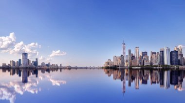 New York siluetinde panoramik manzara