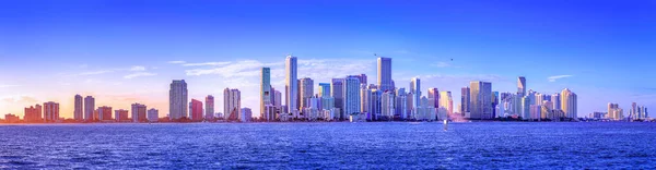 Piękna Panorama Miami — Zdjęcie stockowe