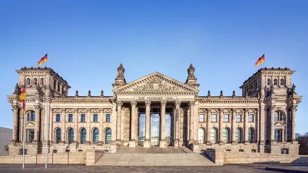 Híres Berlini Reichstag Németország — Stock Fotó