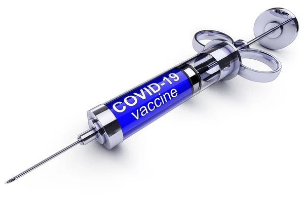 Redare Unui Vaccin Covid — Fotografie, imagine de stoc