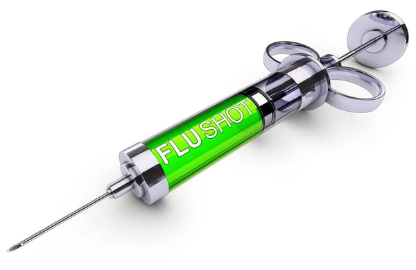 Grip Aşısının Boyutlu Canlandırması — Stok fotoğraf