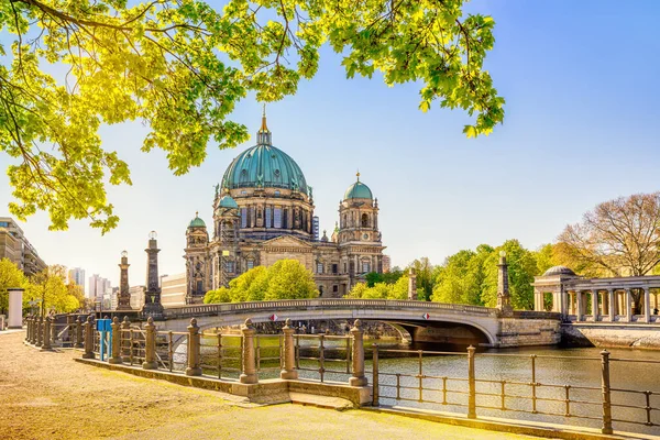 Famosa Catedral Berlín Verano — Foto de Stock
