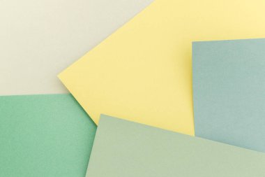 Geometrik kağıt arka plan, yeşil gölgelerin dokusu. Tasarımın için arka plan. Bahar zamanı pastel renkler.