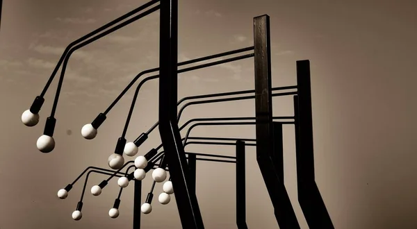 Poste de lámpara moderna — Foto de Stock