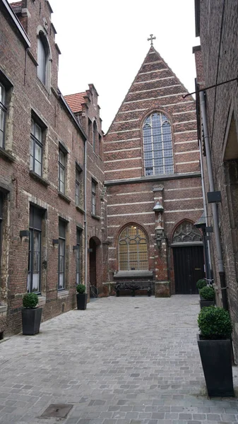 Старое Историческое Здание Антверпена Бельгия — стоковое фото