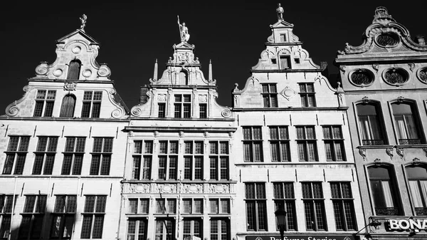 Case Vechi Anvers Belgia — Fotografie, imagine de stoc