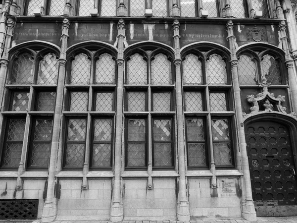 Facade Old House Antwerp Belgium — Stock Photo, Image