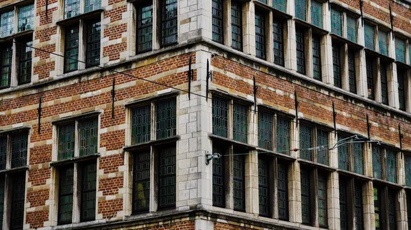 Gammal Byggnad Antwerpen Belgien — Stockfoto