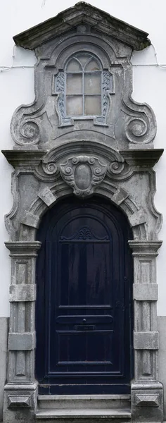 Entrance Old Building Antwerp Belgium — Stock Photo, Image