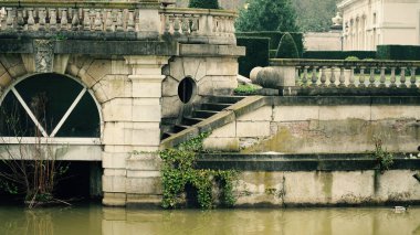 Antwerp, Belçika eski bir kale parçası.
