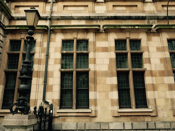 Fachada Antigo Edifício Histórico Antuérpia Bélgica — Fotografia de Stock