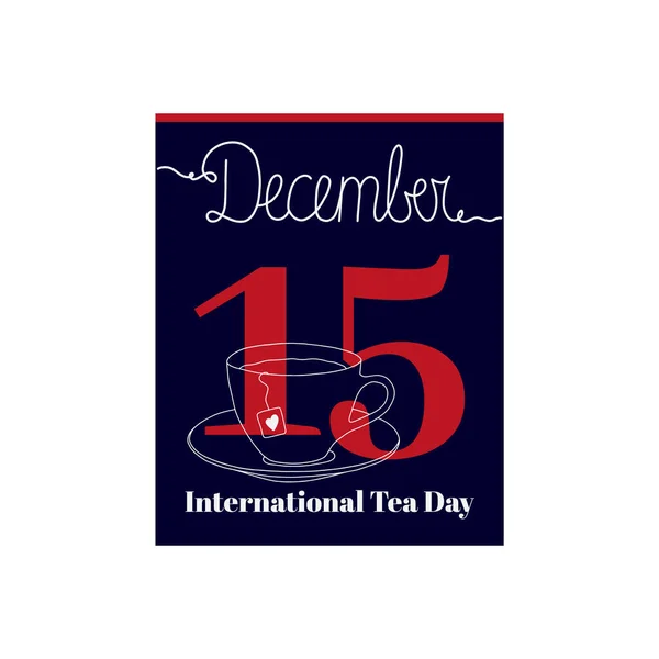 Hoja Calendario Con Obturador Día Internacional Del Diciembre Ilustración Hoja — Archivo Imágenes Vectoriales