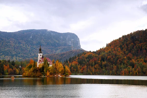Sjön Bled, Slovenien, Europa — Stockfoto