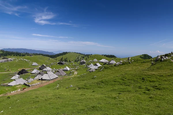 Velika Planina or Big Pasture Plateau, Slovenia. — Stock Photo, Image