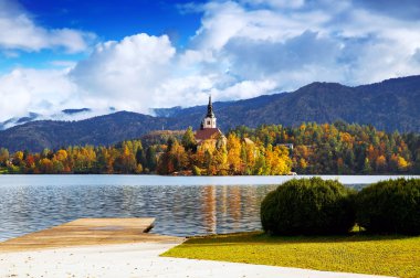 Bled Lake, Slovenia, Europe clipart