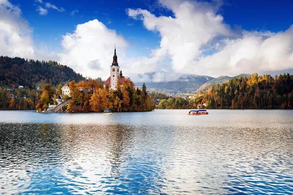 Sjön Bled, Slovenien, Europa — Stockfoto