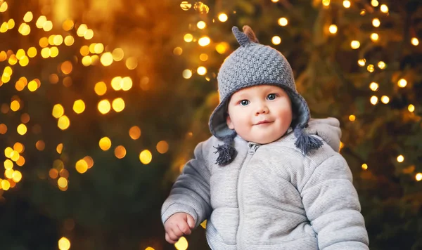 Das erste Weihnachts- und Neujahrsfest! — Stockfoto