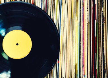 Vinil kayıt ve albümleri koleksiyonu