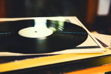 Vinil kayıt ve albümleri koleksiyonu