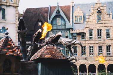 Fantastik temalı park Efteling Hollanda.