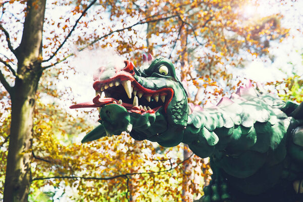 Fantasy themed park Efteling in Netherlands.