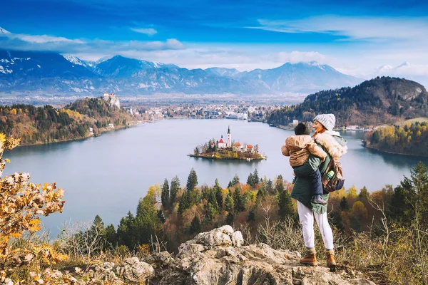 Lake Bled, Slovenya, Europe aile arıyorum seyahat 