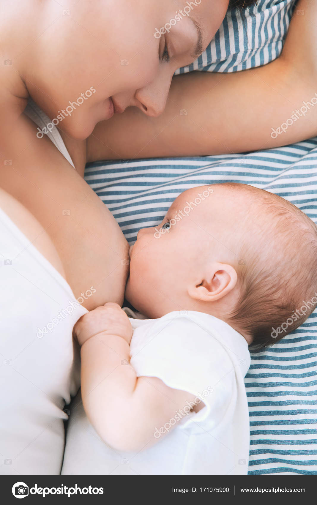 newborn baby with mother