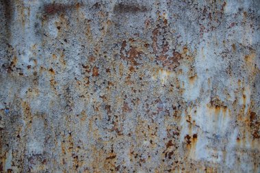 Paslı arka plan. Eski püskü. Mavi arka plan. Pas. Eski model. İlginç bir doku..