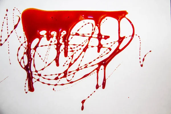 Tekla Něm Krev Krvavé Pozadí — Stock fotografie