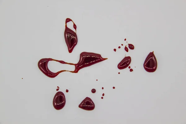 Кров Розсіюється Жахливий Кривавий Фон Кров Папері — стокове фото