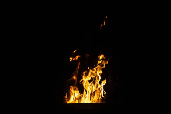 Κίνδυνος Φωτιάς Σκοτεινό Φόντο Φόντο Από Φωτιά Πυρκαγιά Μοτίβο Μπορεί — Φωτογραφία Αρχείου