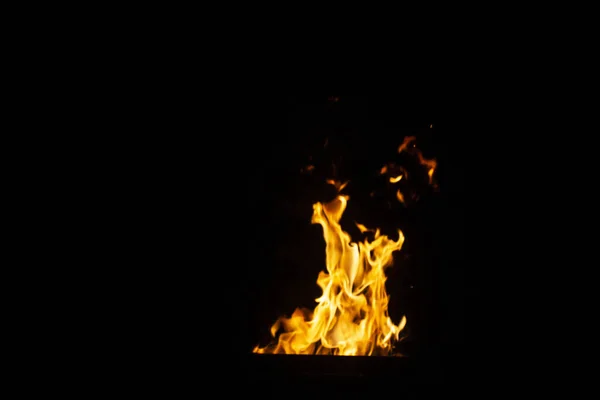 Peligro Fuego Sobre Fondo Oscuro Fondo Del Fuego Patrón Fuego — Foto de Stock