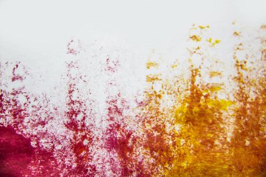 Kağıdın üzerindeki soyut renkli resim. Elle çizilmiş fırça darbesi, renkli resimler. Arkaplan için soyut çağdaş sanat tasarım için kullanılabilir