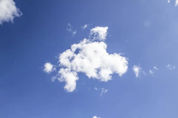 Cloud in the blue sky. A beautiful clouds against the blue sky background. Beautiful cloud pattern in the sky.