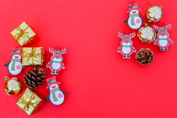 Vrolijk Kerstmis Nieuwjaar Achtergrond — Stockfoto