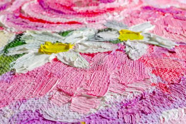 Yağ arka plan olarak yapısal makroyu boyar