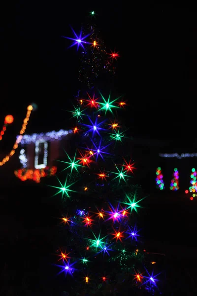 Christmas Illuminations America — Stock Photo, Image