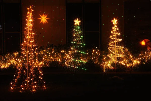 Weihnachtsbeleuchtung Amerika — Stockfoto