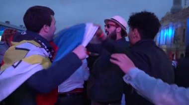 St.Petersburg Rusya Temmuz 2018: Dünya Şampiyonası futbol taraftarları