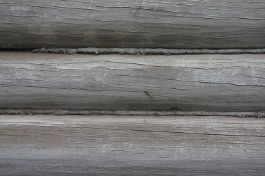 Eski bir evin ahşap duvarının parçası