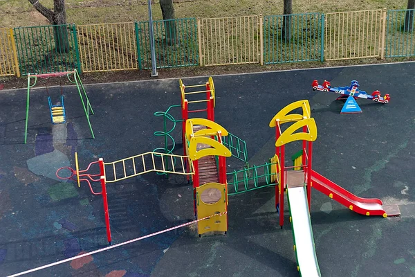 View Window Empty Playground — Stock Photo, Image