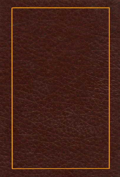 Brown leather cover — Stock Photo, Image