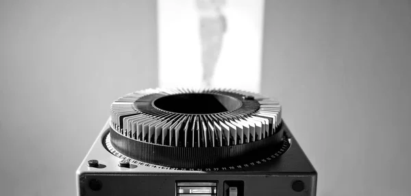 Detail van oude projector — Stockfoto