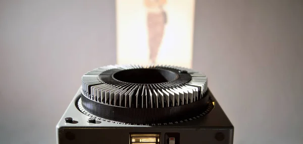 Detail des alten Projektors — Stockfoto