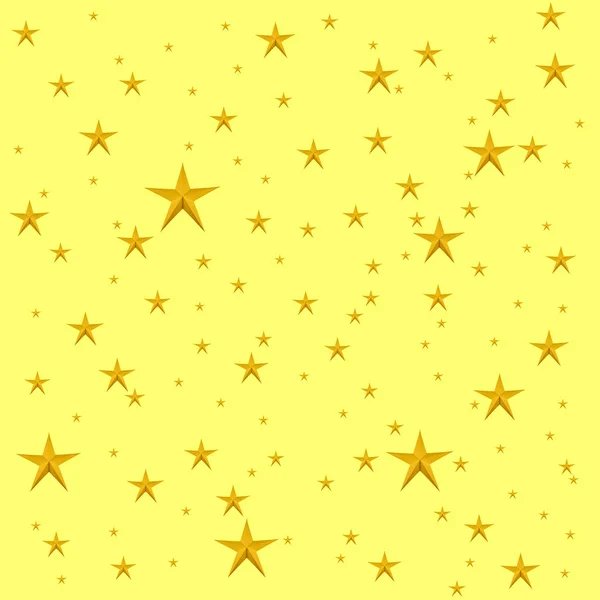 Yellor sterren op geel — Stockfoto