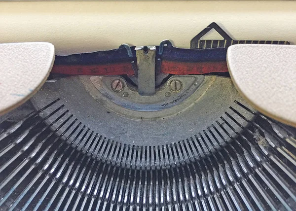 Detail van de oude schrijfmachine — Stockfoto