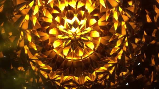 Abstrakter Hintergrund Realer Blick Aus Einem Kaleidoskop — Stockvideo